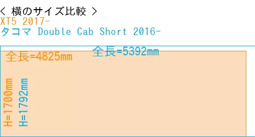 #XT5 2017- + タコマ Double Cab Short 2016-